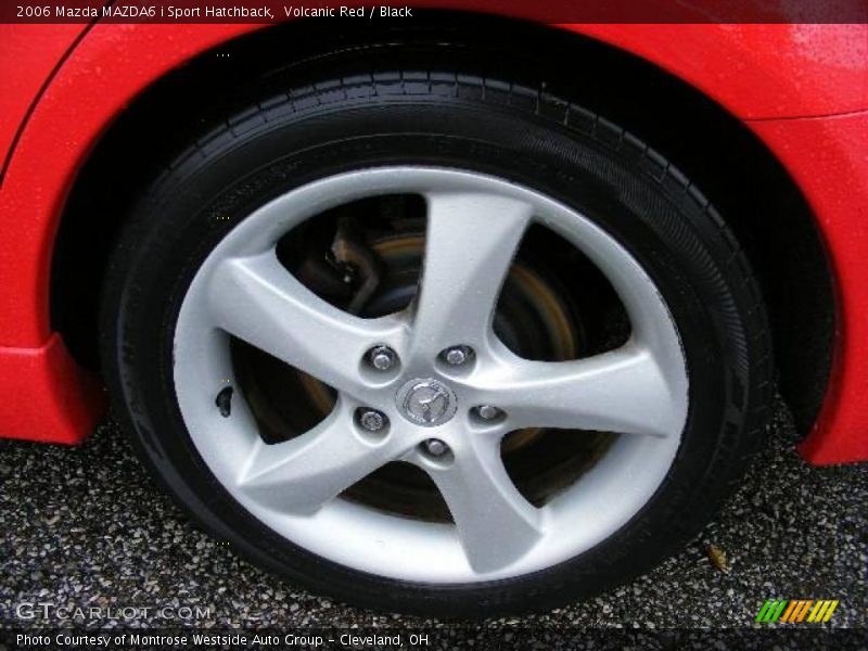 Volcanic Red / Black 2006 Mazda MAZDA6 i Sport Hatchback