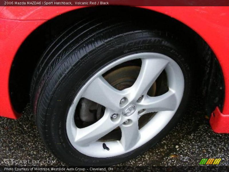 Volcanic Red / Black 2006 Mazda MAZDA6 i Sport Hatchback