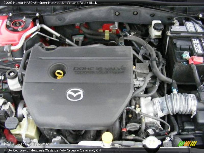 Volcanic Red / Black 2006 Mazda MAZDA6 i Sport Hatchback