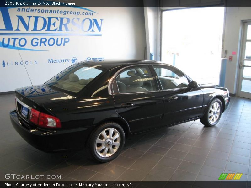Black / Beige 2006 Kia Optima LX V6