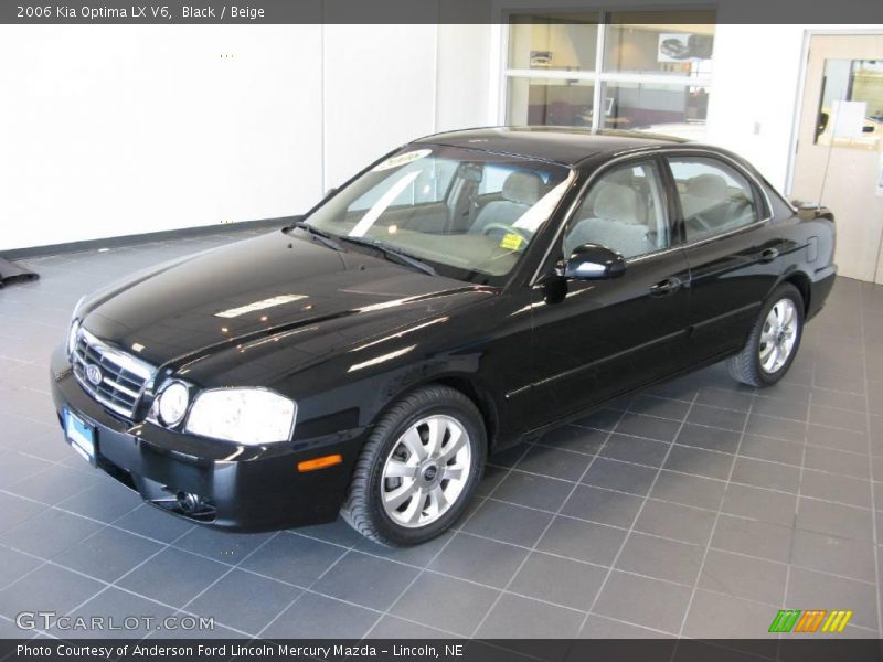 Black / Beige 2006 Kia Optima LX V6