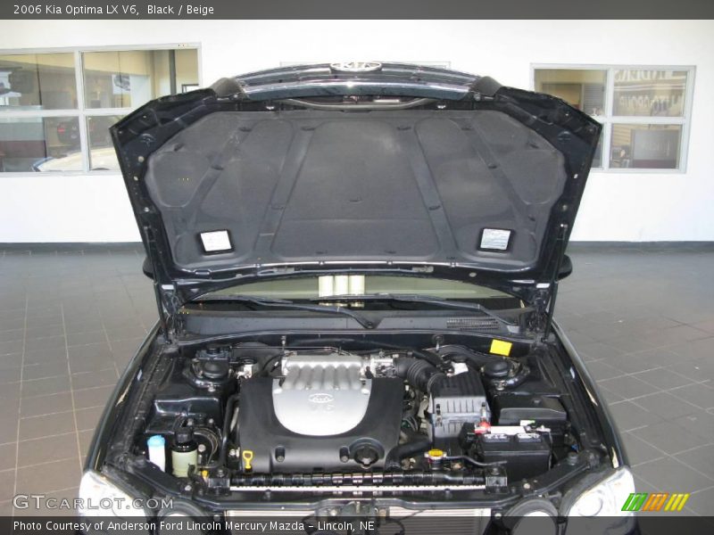 Black / Beige 2006 Kia Optima LX V6