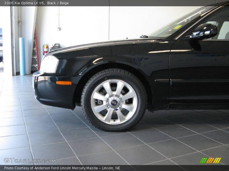 Black / Beige 2006 Kia Optima LX V6
