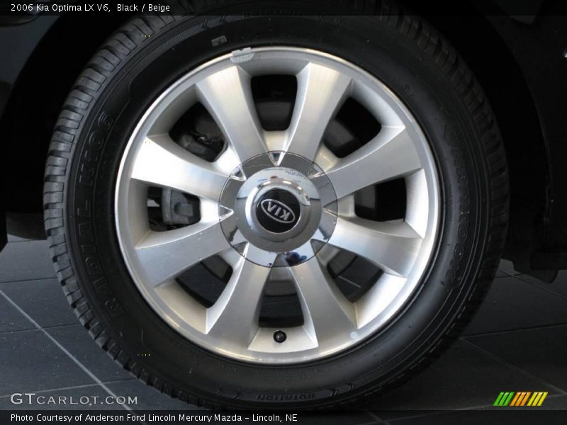 Black / Beige 2006 Kia Optima LX V6
