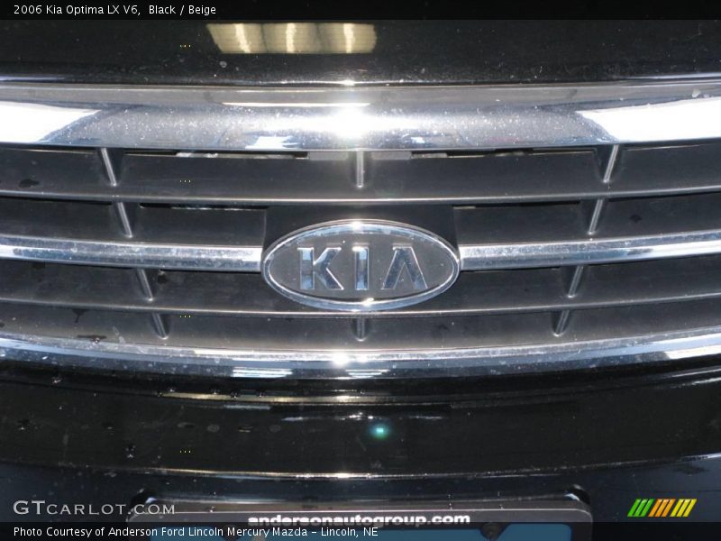 Black / Beige 2006 Kia Optima LX V6