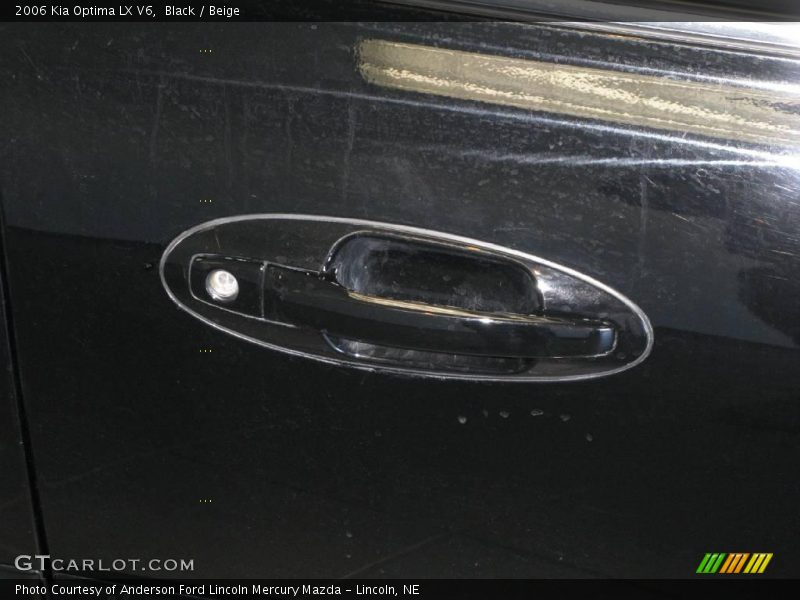 Black / Beige 2006 Kia Optima LX V6