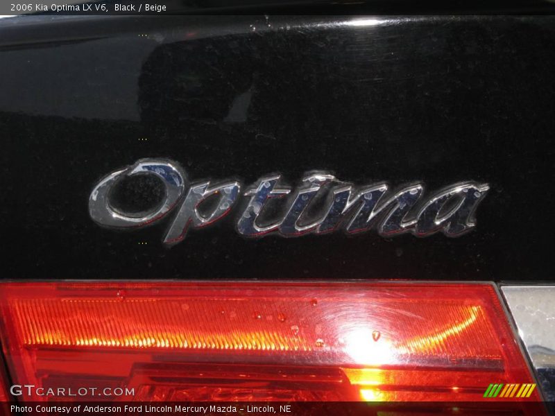 Black / Beige 2006 Kia Optima LX V6