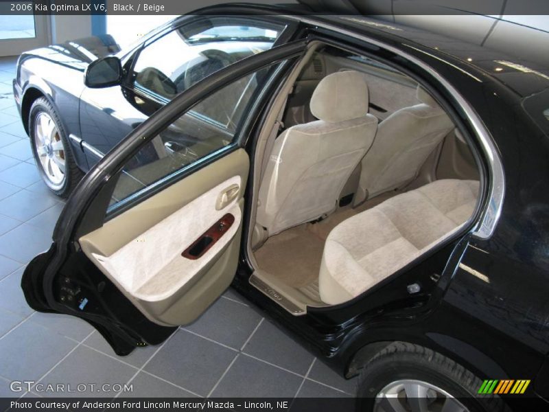 Black / Beige 2006 Kia Optima LX V6