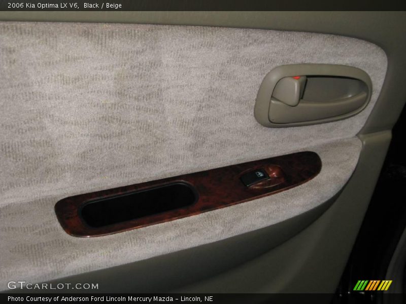 Black / Beige 2006 Kia Optima LX V6