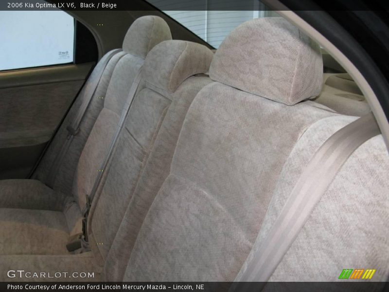 Black / Beige 2006 Kia Optima LX V6