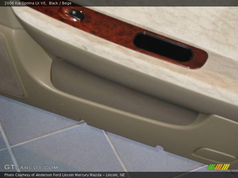 Black / Beige 2006 Kia Optima LX V6