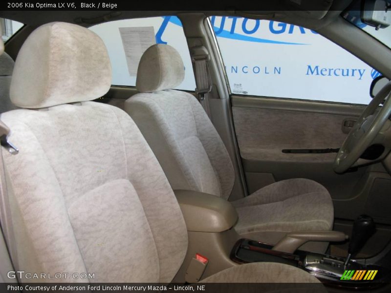 Black / Beige 2006 Kia Optima LX V6