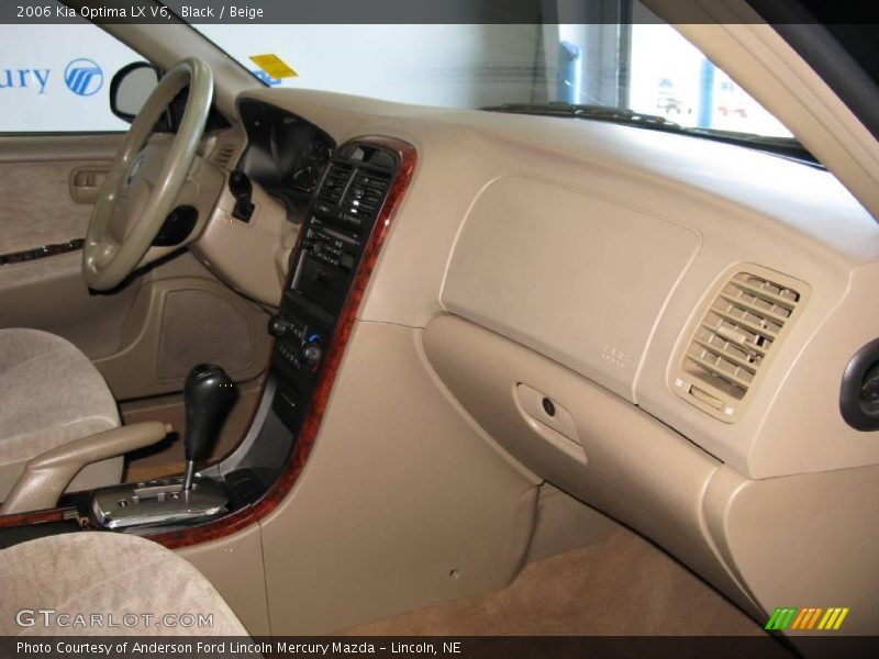 Black / Beige 2006 Kia Optima LX V6