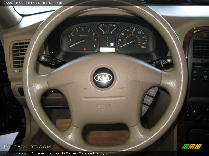 Black / Beige 2006 Kia Optima LX V6