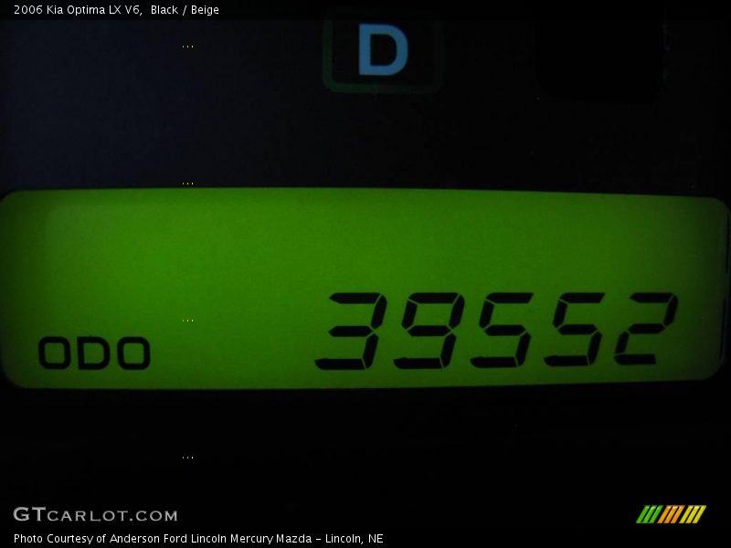 Black / Beige 2006 Kia Optima LX V6