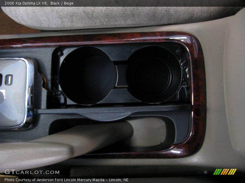 Black / Beige 2006 Kia Optima LX V6