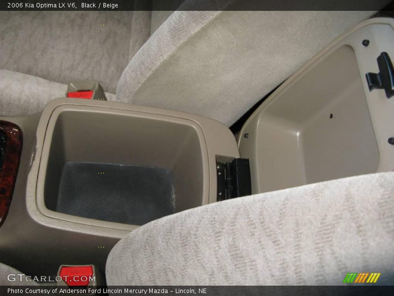 Black / Beige 2006 Kia Optima LX V6