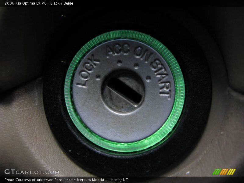 Black / Beige 2006 Kia Optima LX V6