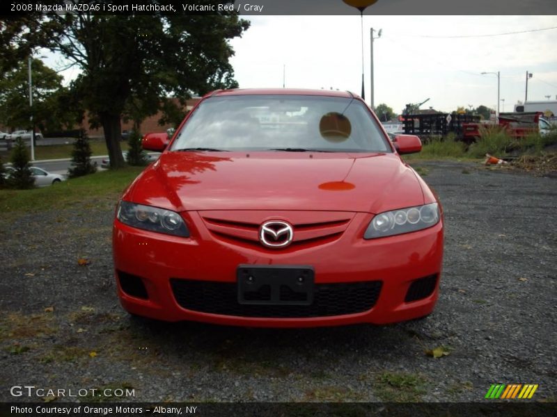 Volcanic Red / Gray 2008 Mazda MAZDA6 i Sport Hatchback