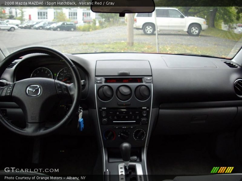 Volcanic Red / Gray 2008 Mazda MAZDA6 i Sport Hatchback