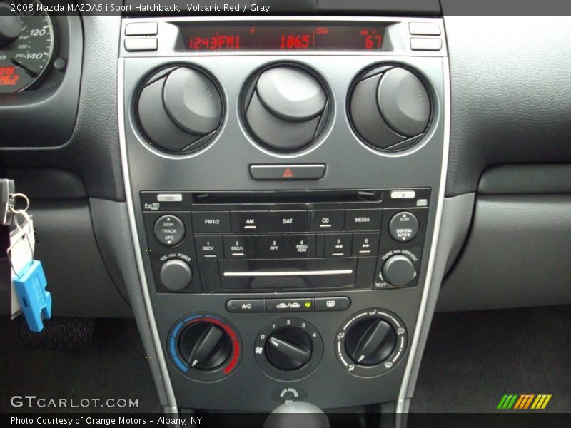 Volcanic Red / Gray 2008 Mazda MAZDA6 i Sport Hatchback