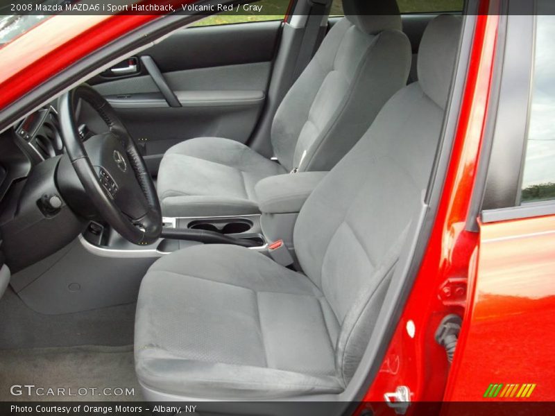 Volcanic Red / Gray 2008 Mazda MAZDA6 i Sport Hatchback