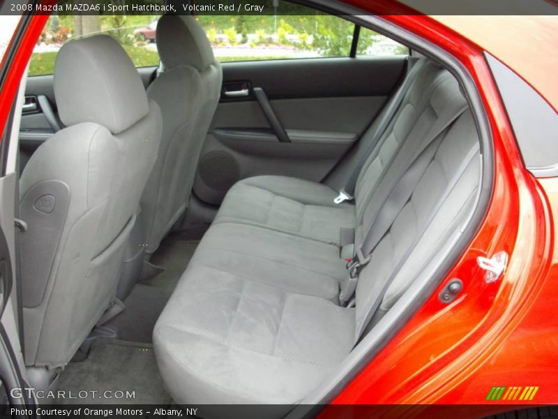 Volcanic Red / Gray 2008 Mazda MAZDA6 i Sport Hatchback