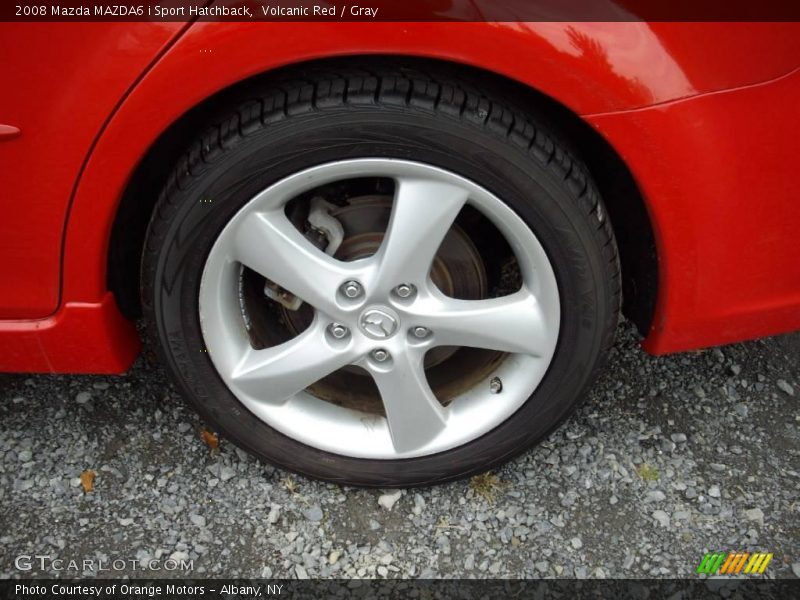 Volcanic Red / Gray 2008 Mazda MAZDA6 i Sport Hatchback