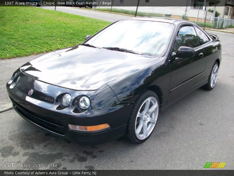 New Black Pearl Metallic / Beige 1997 Acura Integra LS Coupe