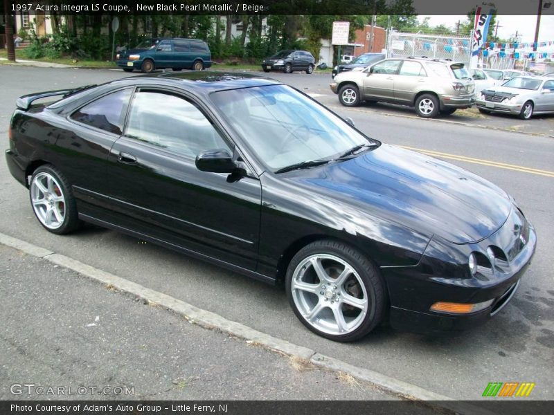 New Black Pearl Metallic / Beige 1997 Acura Integra LS Coupe