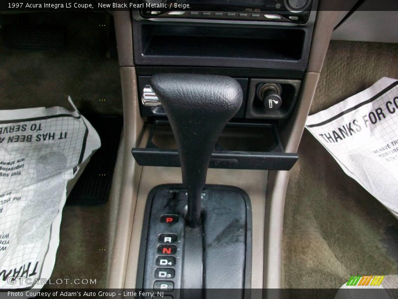 New Black Pearl Metallic / Beige 1997 Acura Integra LS Coupe