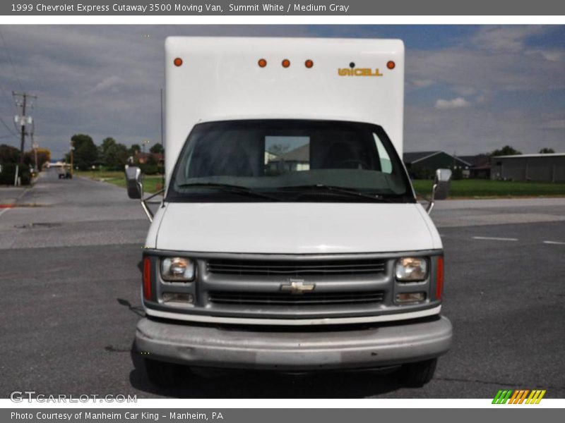 Summit White / Medium Gray 1999 Chevrolet Express Cutaway 3500 Moving Van