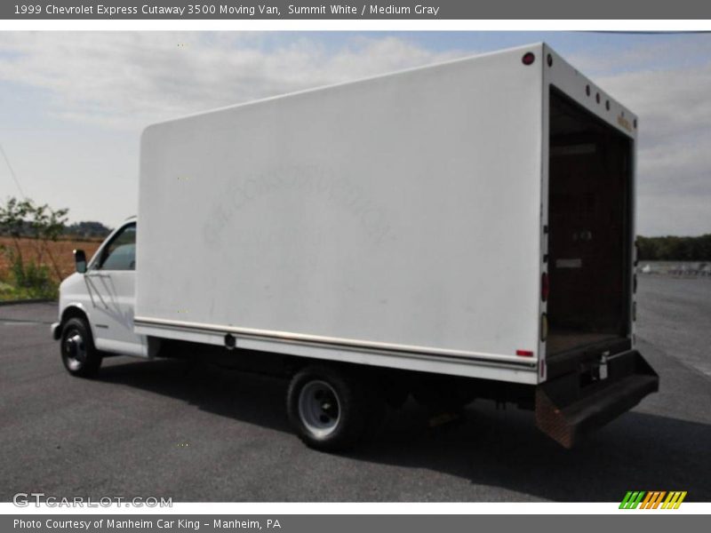 Summit White / Medium Gray 1999 Chevrolet Express Cutaway 3500 Moving Van