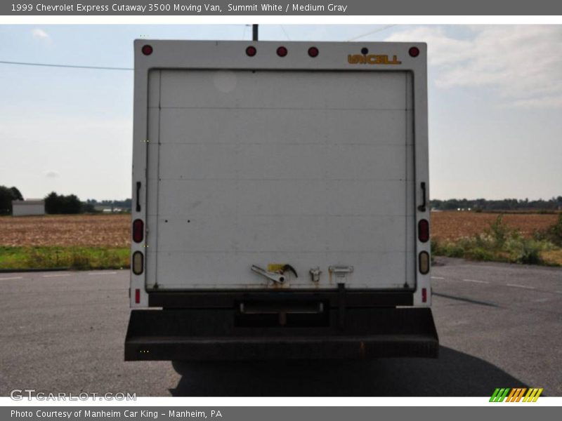 Summit White / Medium Gray 1999 Chevrolet Express Cutaway 3500 Moving Van