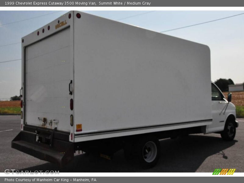 Summit White / Medium Gray 1999 Chevrolet Express Cutaway 3500 Moving Van