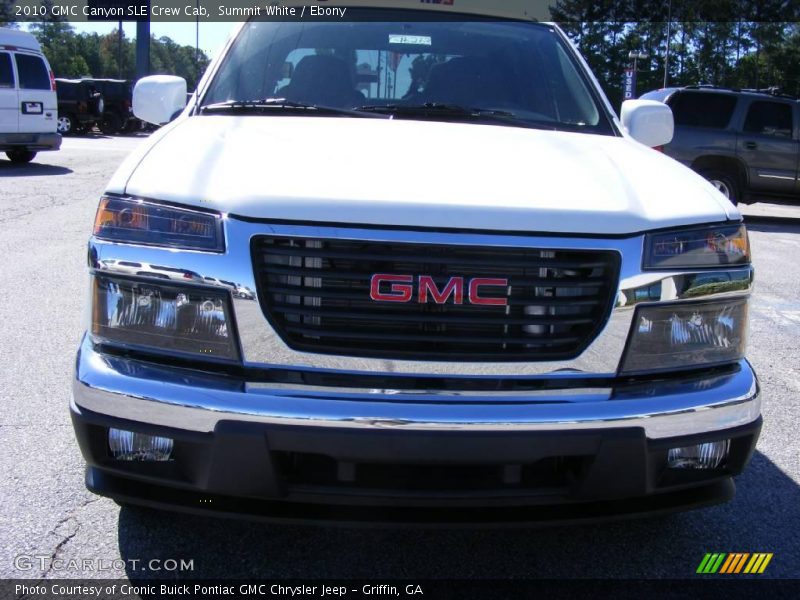 Summit White / Ebony 2010 GMC Canyon SLE Crew Cab