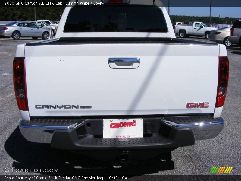 Summit White / Ebony 2010 GMC Canyon SLE Crew Cab