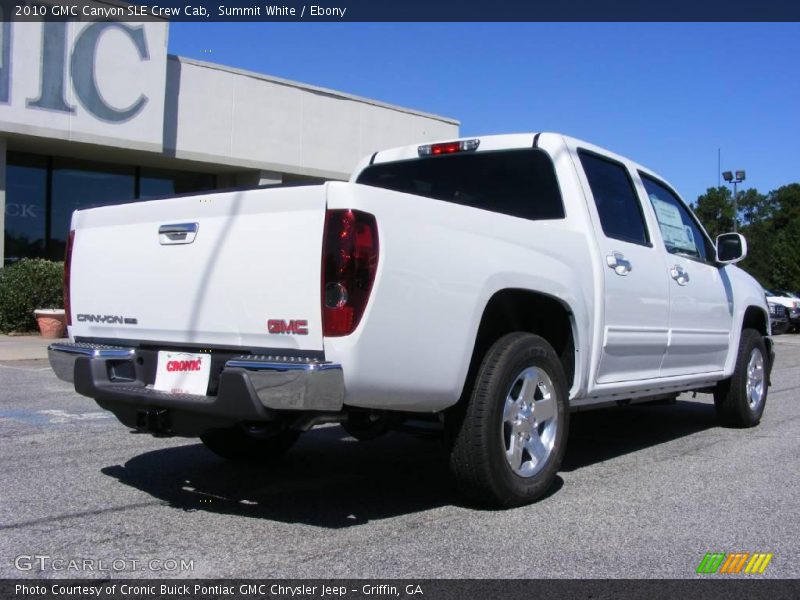 Summit White / Ebony 2010 GMC Canyon SLE Crew Cab