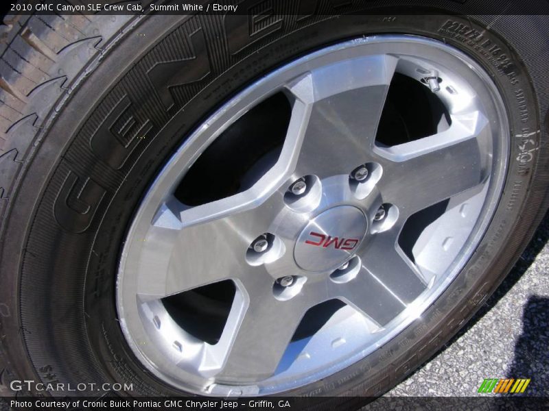 Summit White / Ebony 2010 GMC Canyon SLE Crew Cab