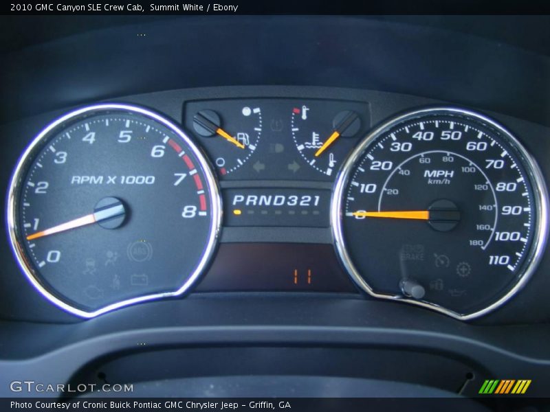 Summit White / Ebony 2010 GMC Canyon SLE Crew Cab