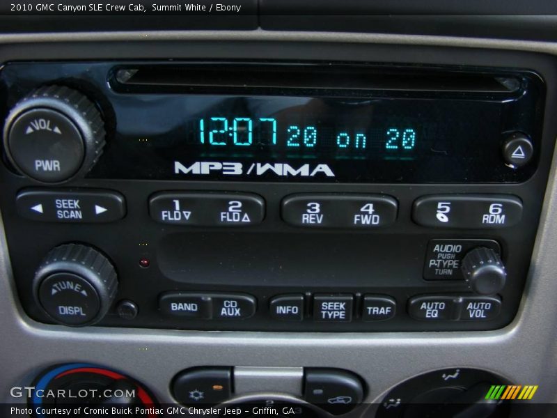 Summit White / Ebony 2010 GMC Canyon SLE Crew Cab