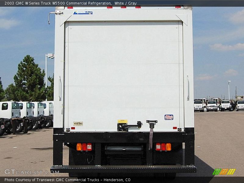 White / Gray 2003 GMC W Series Truck W5500 Commercial Refrigeration