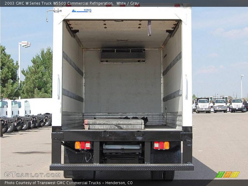 White / Gray 2003 GMC W Series Truck W5500 Commercial Refrigeration