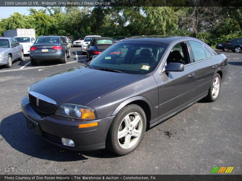 Midnight Grey Metallic / Deep Charcoal 2000 Lincoln LS V8