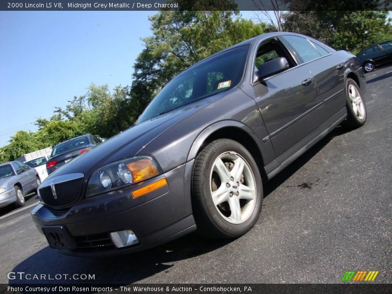 Midnight Grey Metallic / Deep Charcoal 2000 Lincoln LS V8