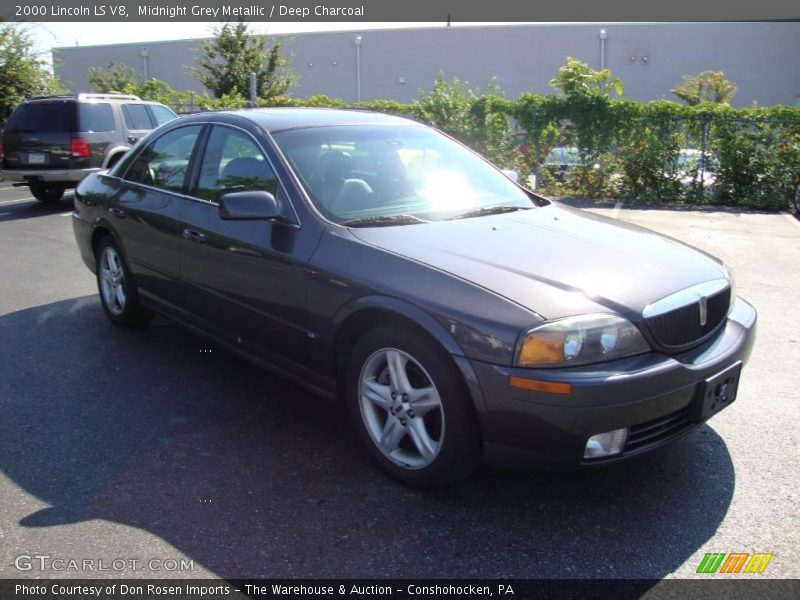 Midnight Grey Metallic / Deep Charcoal 2000 Lincoln LS V8