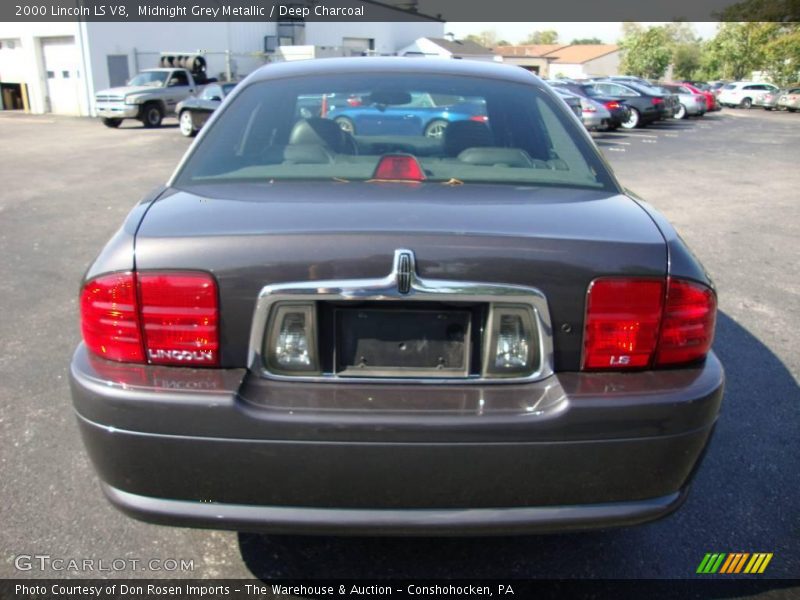 Midnight Grey Metallic / Deep Charcoal 2000 Lincoln LS V8