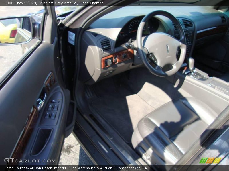 Midnight Grey Metallic / Deep Charcoal 2000 Lincoln LS V8
