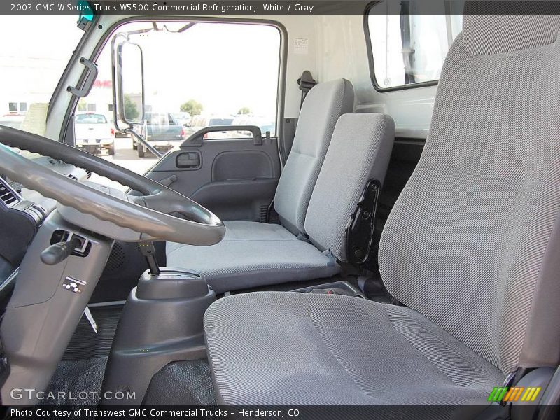 White / Gray 2003 GMC W Series Truck W5500 Commercial Refrigeration