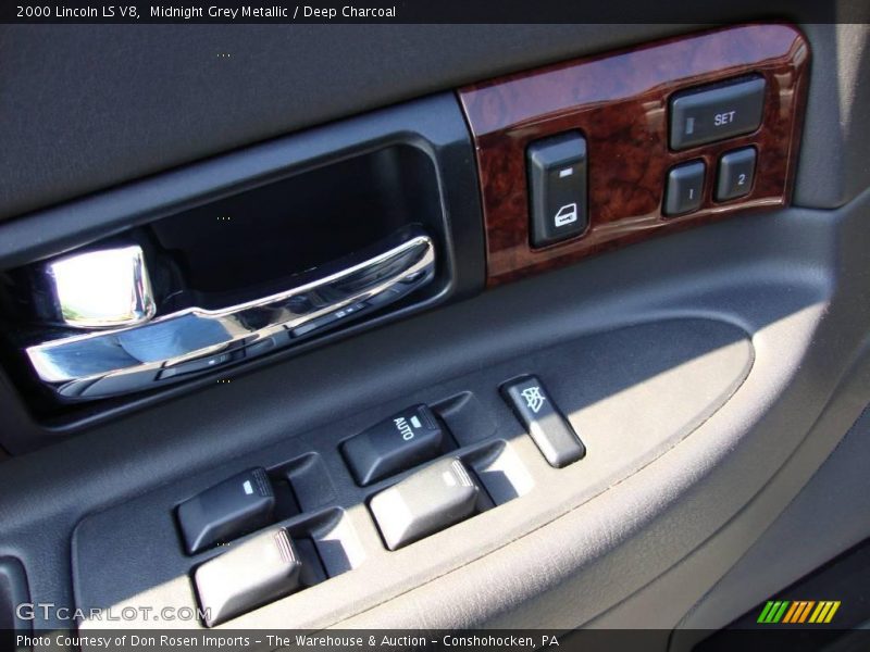 Midnight Grey Metallic / Deep Charcoal 2000 Lincoln LS V8